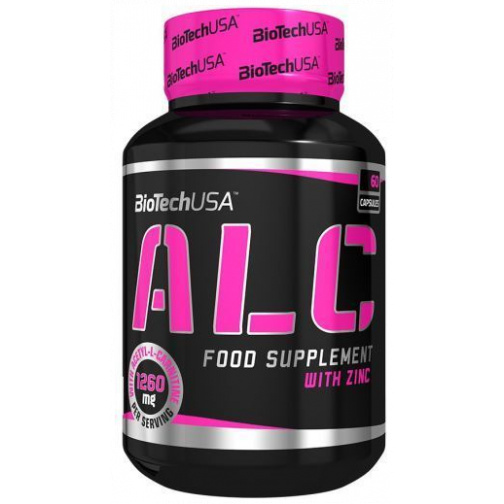 ALC L-carnitina 845 mg 60 Cápsulas-BiotechUSA