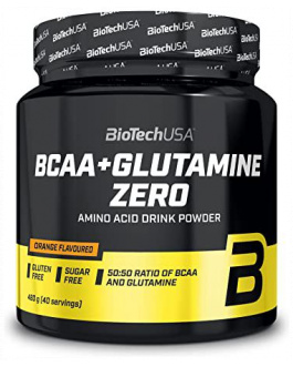 BCAA + Glutamina Zero Orange 480 gr – BiotechUSA