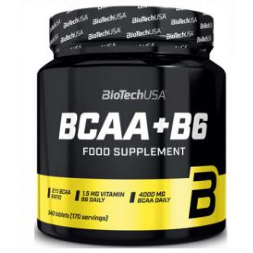 BCAA+B6 340 Cápsulas-BiotechUSA