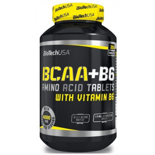 Bcaa + B6 200 Tabletas-BiotechUSA