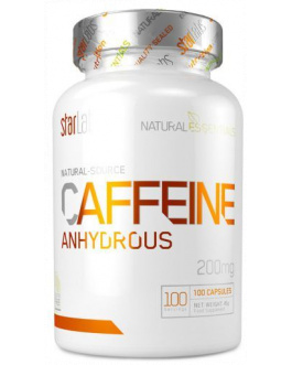 Caffeine 200 mg 100 Caps – StarLabs
