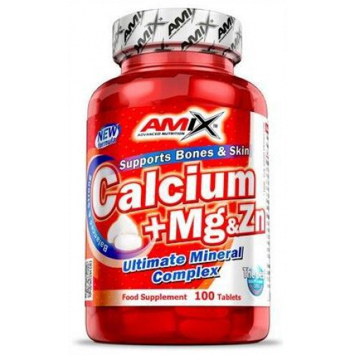 Calcium+ Magnesium & Zink 100 Tabletas-Amix