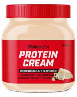Crema Proteica Chocolate Blanco 400 gr – BiotechUSA