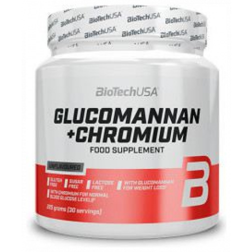 Glucomannan + Chromium 225 gr-BiotechUSA