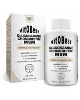 Glucosamine Chondroitin & Msm 60 Cápsulas – Vitobest