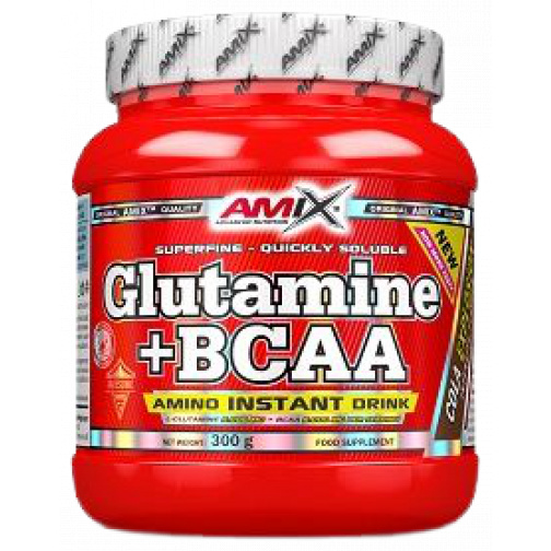 Glutamine+Bcaa Cola 300 gr-Amix