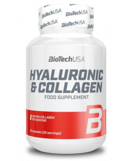 Hyaluronic and Collagen 30 cápsulas – BiotechUSA