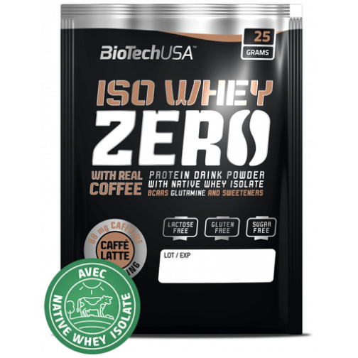 Isowhey Zero Lactose Free Caffe Latte-BiotechUSA