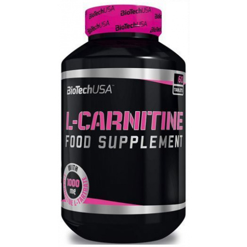 L-Carnitina 1000 mg 60 Tabletas-BiotechUSA