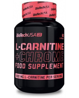 L-Carnitine + Chrome 60 Cápsulas – BiotechUSA