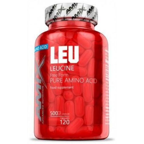 L-Leucine Pure 1000 mg 120 Cápsulas-Amix