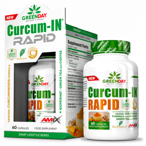Linea Greenday Greenday® Curcum-In Rapid 60 Cápsulas-Amix