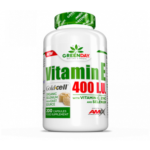 Linea Greenday Greenday® Vitamin E 400 I.U. 200 Cápsulas-Amix