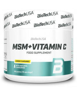 MSM + Vitamin C lemon 150 gr – BiotechUSA