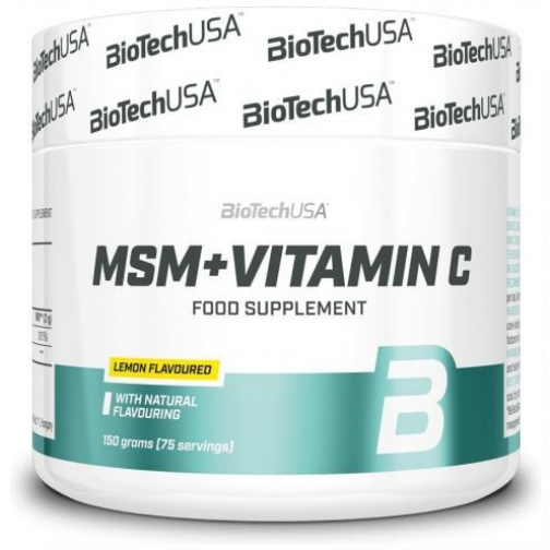 MSM + Vitamin C lemon 150 gr-BiotechUSA