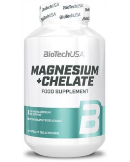 Magnesium + Chelate 60 cápsulas – BiotechUSA
