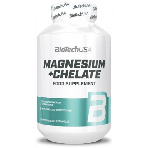 Magnesium + Chelate 60 cápsulas-BiotechUSA