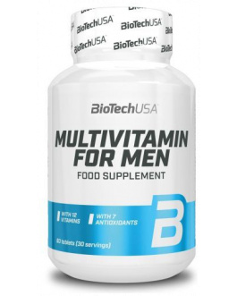 Multivitamínico para Hombre 60 Tabletas – BiotechUSA