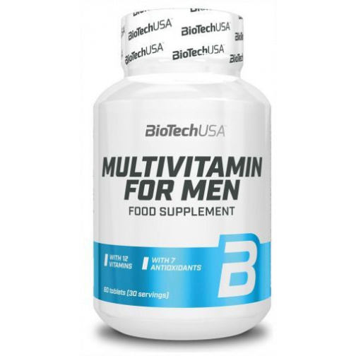 Multivitamínico para Hombre 60 Tabletas-BiotechUSA