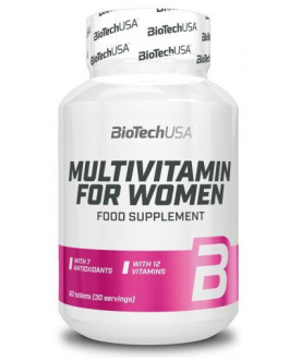 Multivitamínico para Mujeres 60 Tabletas – BiotechUSA