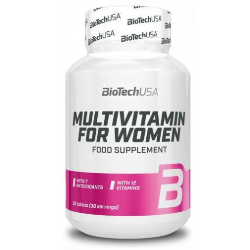 Multivitamínico para Mujeres 60 Tabletas-BiotechUSA