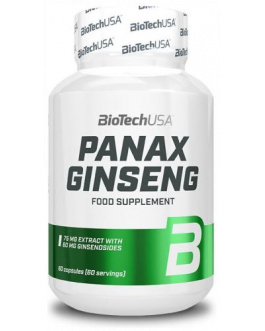 Panax Ginseng 60 cápsulas – BiotechUSA
