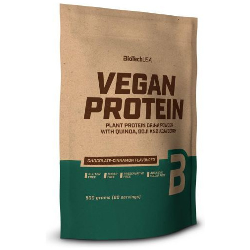 Proteína Vegana Cinnamon Chocolate 500 gr-BiotechUSA