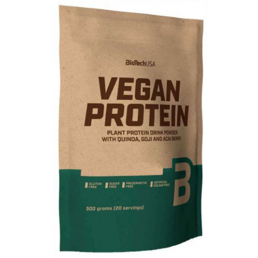 Proteína Vegana Frutos del Bosque 500 gr-BiotechUSA