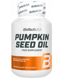 Pumpkin Seed Oil 60 Cápsulas – BiotechUSA