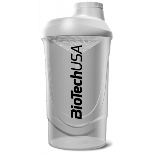 Shaker White 600 ml-BiotechUSA