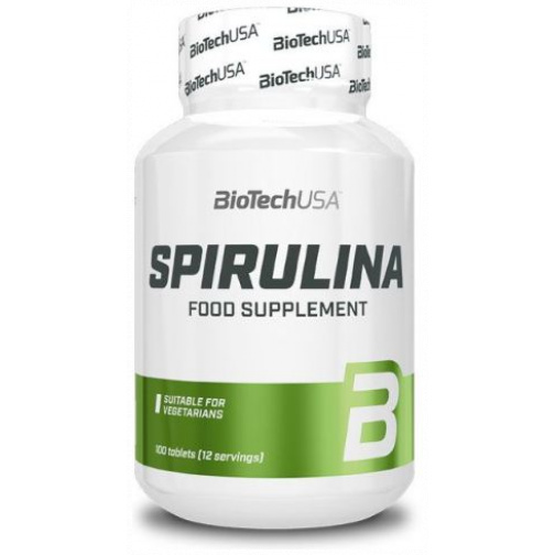 Spirulina 100 tabletas-BiotechUSA