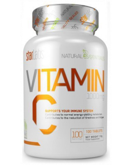 Str C Vitamin + Rose Hips + Bioflavonoids 100 Tabs – StarLabs