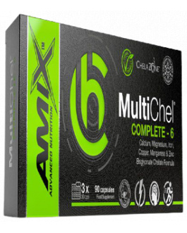 Suplemento Chelazone MultiChel Complete 6 90 cápsulas – Amix