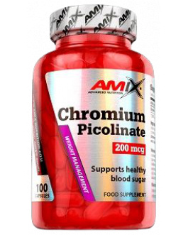 Suplemento Chromium Picolinate 100 Cápsulas – Amix