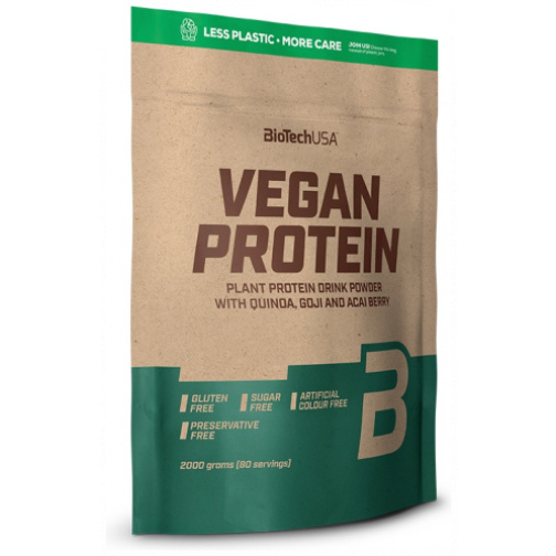 Vegan Protein Chocolate Cinnamon 2000 gr-BiotechUSA