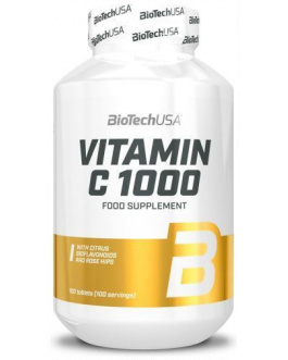 Vitamin C 1000 con 100 Comprimidos – BiotechUSA