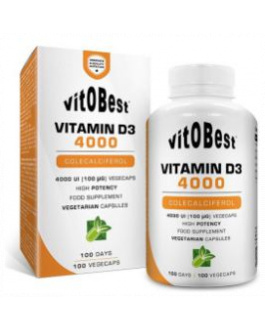Vitamina D3 100 Cápsulas – Vitobest