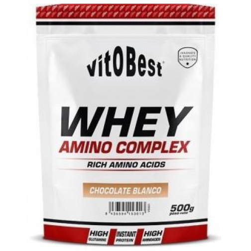 Whey Amino Complex Chocolate Blanco 500 gr-Vitobest