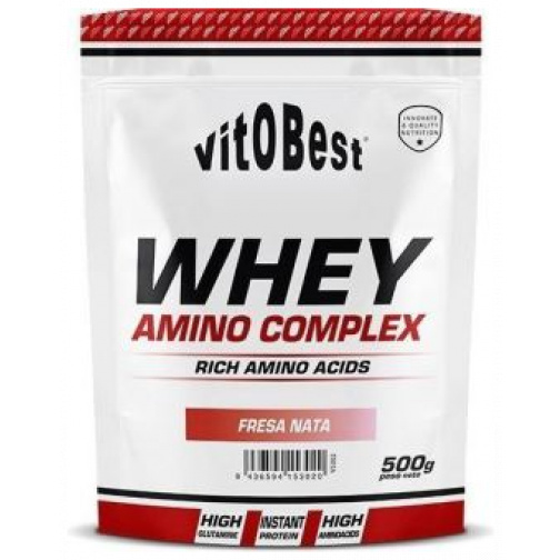 Whey Amino Complex Fresa-Nata 500 gr-Vitobest