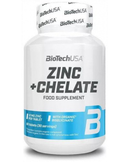 Zinc + Chelate 60 tabletas – BiotechUSA